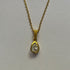 Diamond Oval Necklace